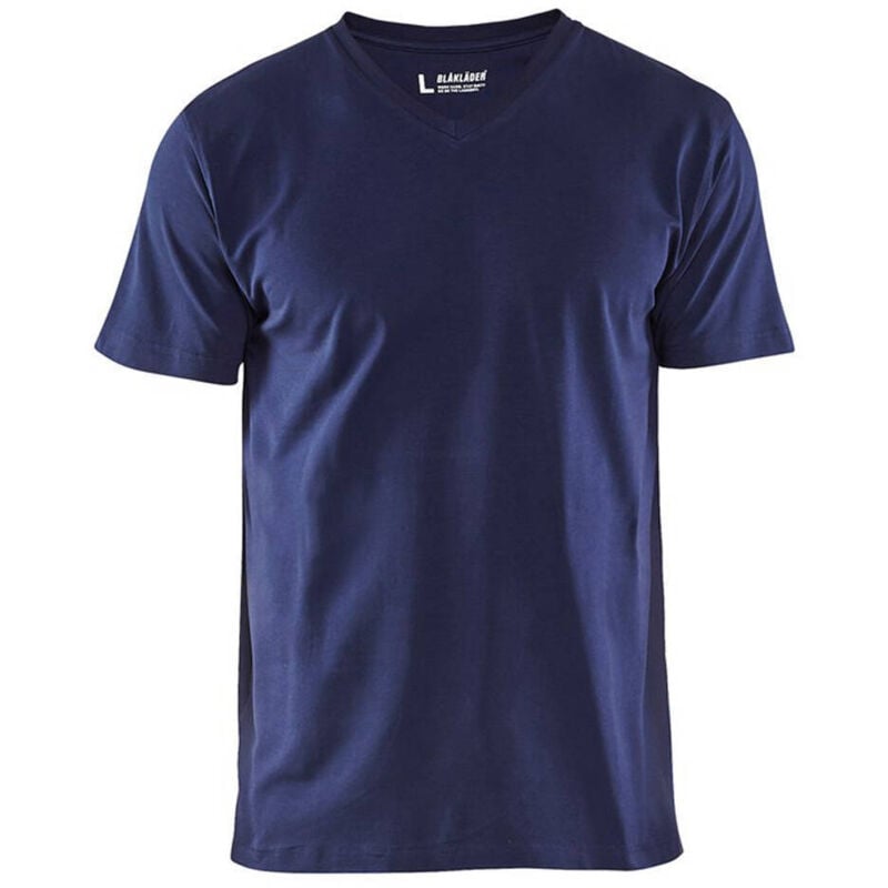 Blaklader - T-shirt col v homme 3360 - Bleu clair - xl - Bleu clair