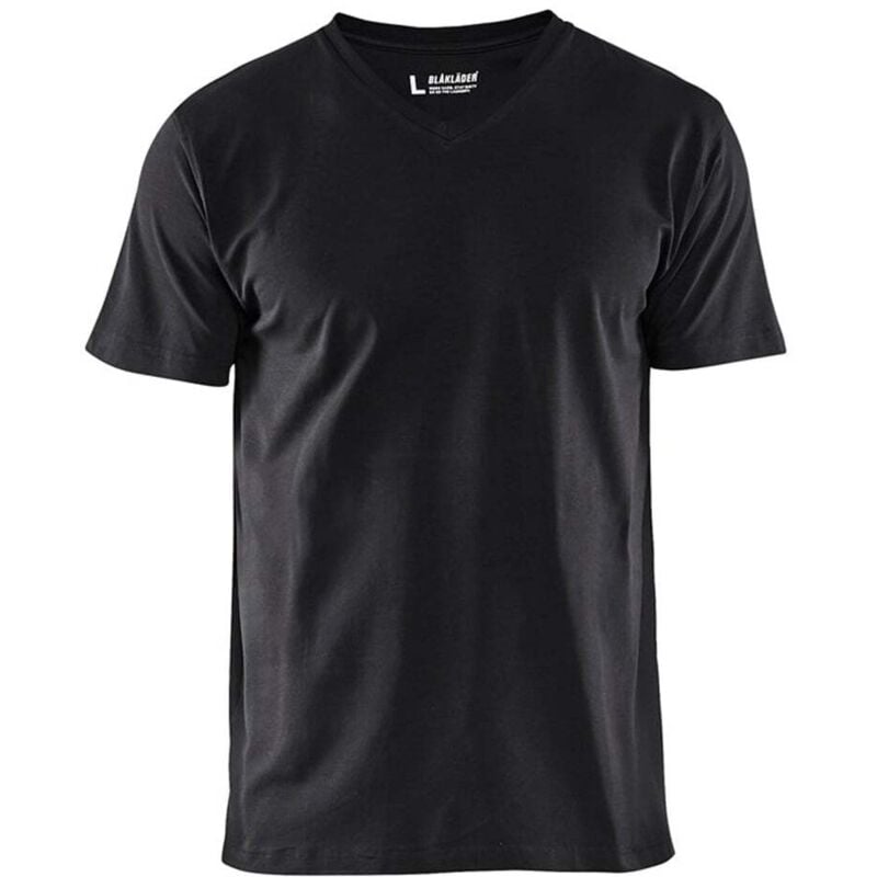 T-shirt col v homme Blaklader 3360 - Noir - m - Noir