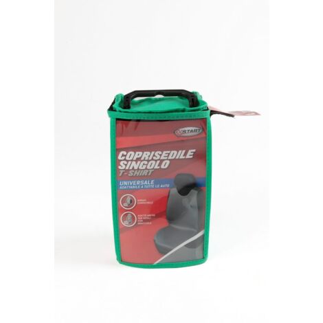 T-Shirt Coprisedile Singolo anteriore auto universale grigio