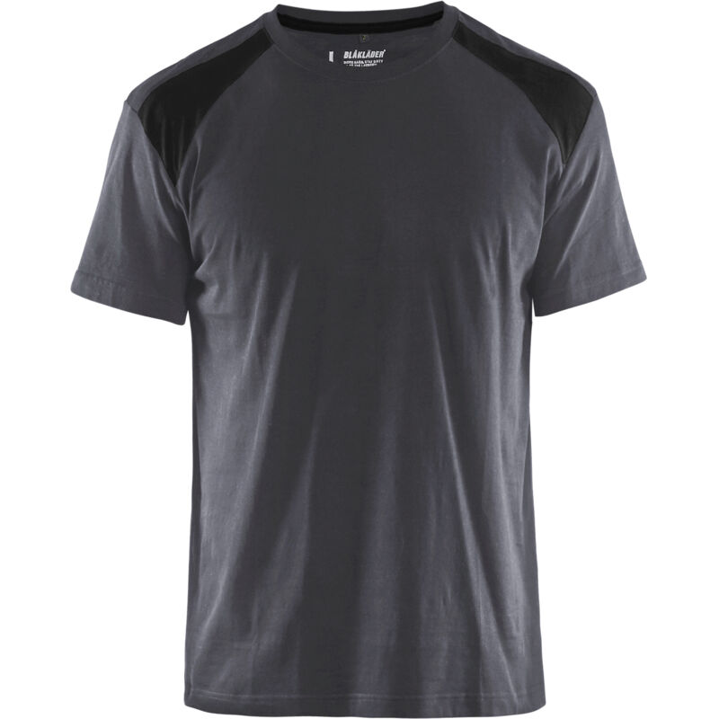 Blaklader Arbeits-t-shirt Zweifarbig 3379 - Grau/schwarz L