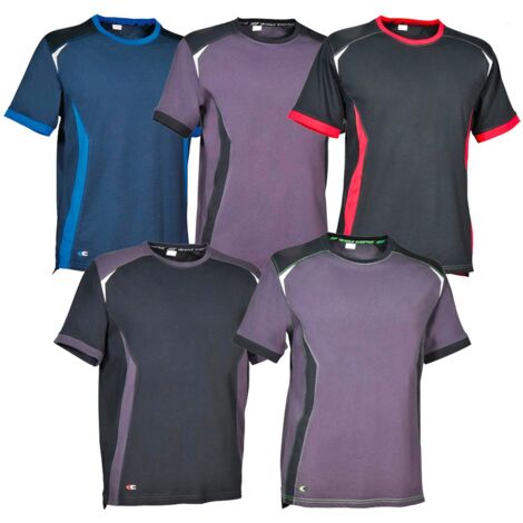 T-shirt da lavoro Cofra Alderton  - S - Blu