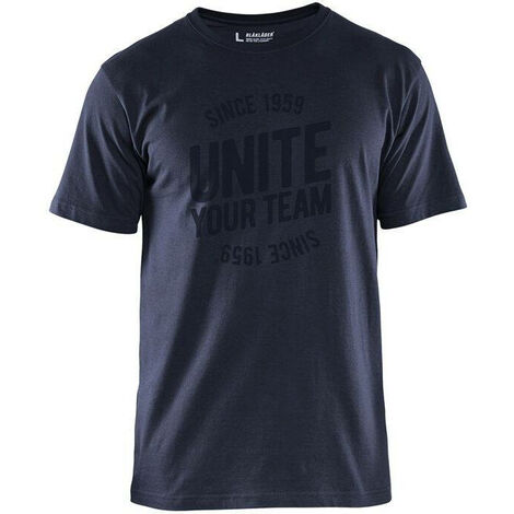 T-shirt de travail Blaklader Unite Edition Limitée Marine Foncé