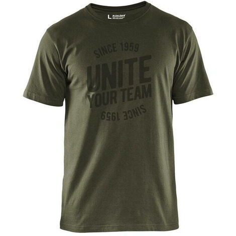 T-shirt de travail Blaklader Unite Edition Limitée Vert Foncé
