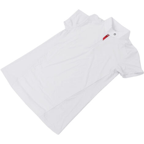 T-shirt d'équitation pour enfants, respirant et confortable, manches courtes extensibles