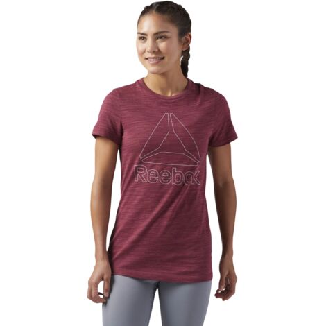 T-shirt femme Reebok EL MARBLE LOGO XXS