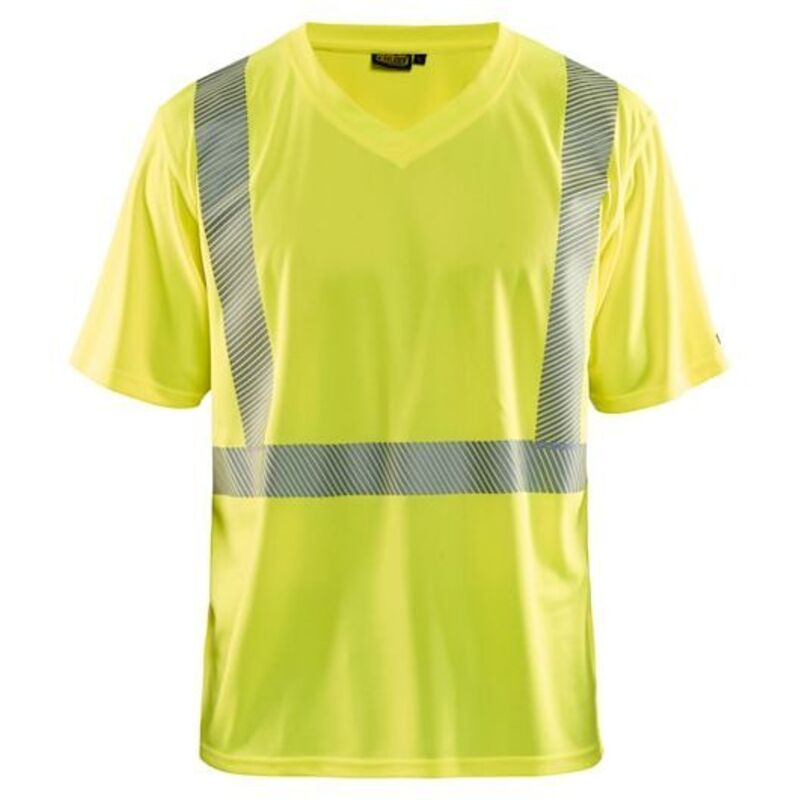 Blaklader - T-shirt de travail anti-UV haute visibilité 3386 - Jaune fluo xl