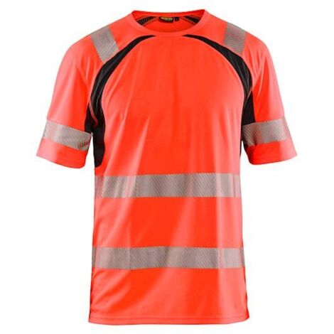 T-shirt haute visibilité Blaklader 3397 anti rayons U.V. - XXL - Rouge