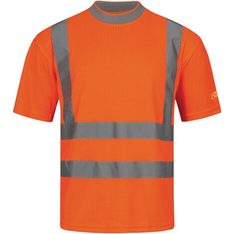 T-shirt haute visibilité BRIAN Taille L orange SAFESTYLE