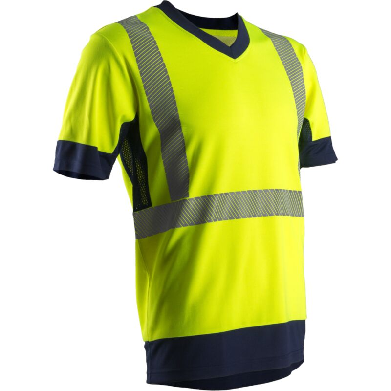 T-shirt haute visibilité manches courtes mixte COVERGUARD KOMO II Jaune L