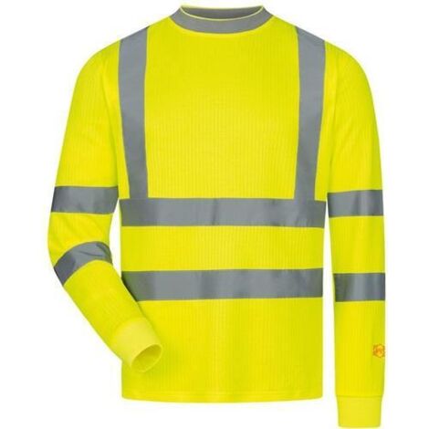 T-shirt haute visibilité manches longues OLEAS taille M (50/52) jaune SAFESTYLE