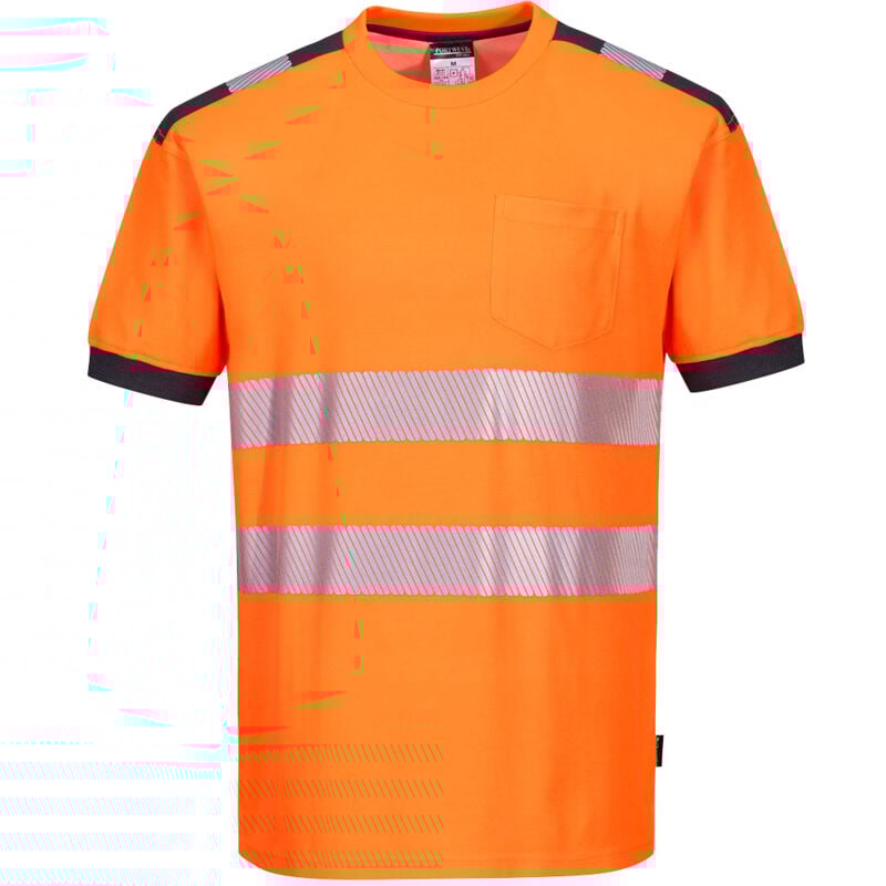 T-Shirt hv PW3 Orange/Gris l