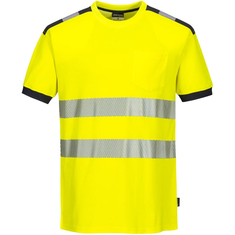 T-Shirt hv PW3 Jaune/Gris l