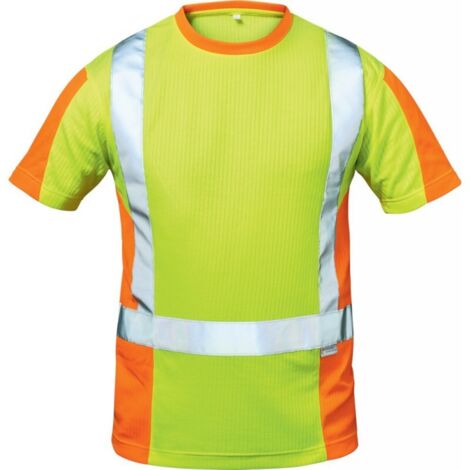 T-shirt Haute visibilité UTRECHT Taille S, jaune/orange