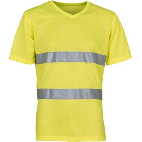 T-shirt haute visibilité Yoko TOP COOL Jaune S