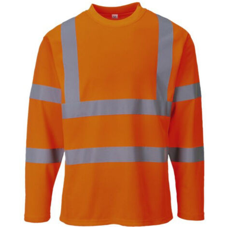 T-Shirt Hi-Vis manches longues couleur : Jaune taille S - PORTWEST