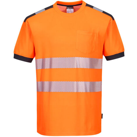 T-Shirt HV PW3 Orange/Gris M
