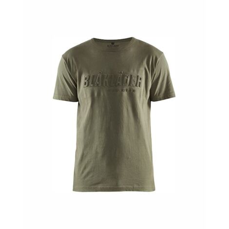 T-shirt imprimé 3D HOMME BLAKLADER Vert Armée XXL