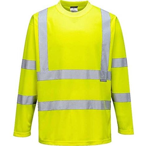 T-Shirt Manica Lunga Ad Alta Visibilita' Gialla Giallo XL