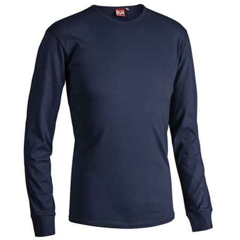 T-SHIRT MANICA LUNGA BLU Tg. XL