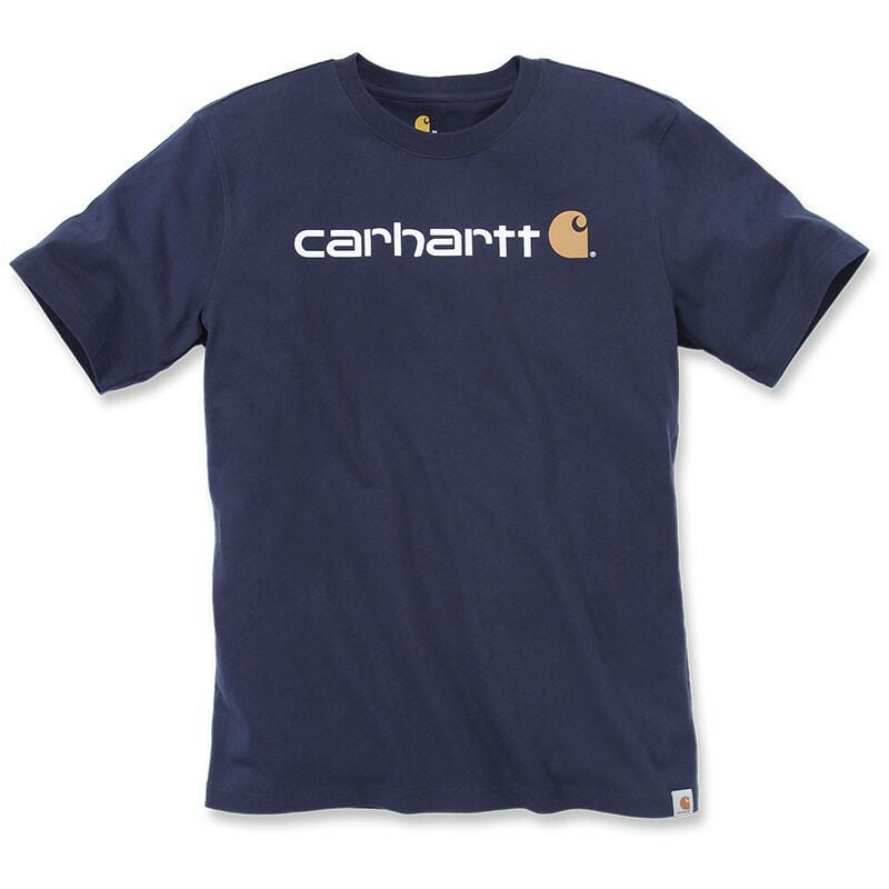 T-shirt homme Core logo Carhartt 103361 - Bleu foncé - xl - Bleu foncé