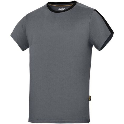 T-shirt Snickers Workwear Allroundwork - Taglia: L, Colore: Acciaio