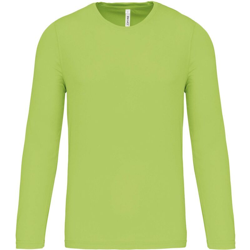Proact - T-shirt sport manches longues 'M Lime - Lime