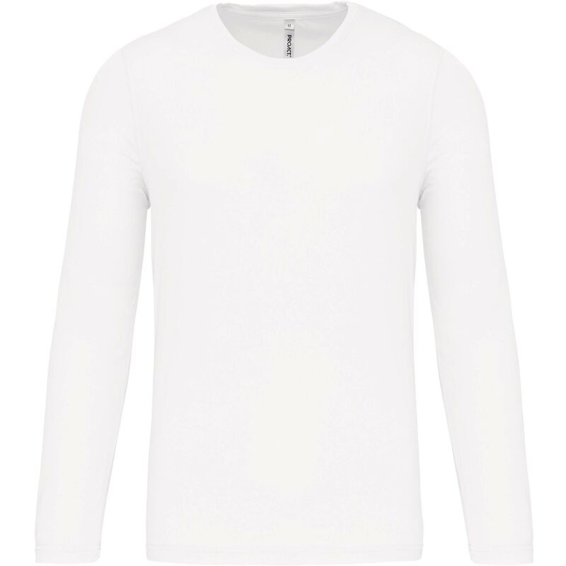 Proact - T-shirt sport manches longues 'L White - White