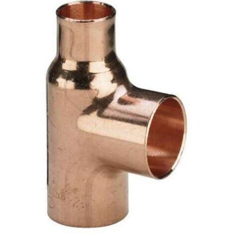 T-Stück mit Lötanschluss Löt 95130 in 28x22x15mm Kupfer 112943