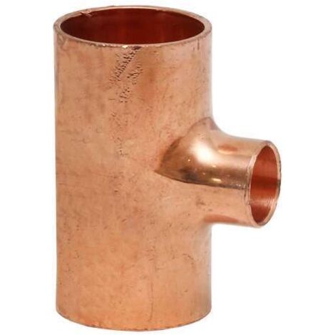 T-Stück mit Lötanschluss Löt 95130 in 35x15x35mm Kupfer 107291