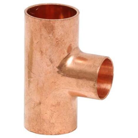 T-Stück mit Lötanschluss Löt 95130 in 54mm Kupfer