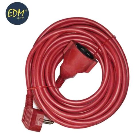 T/TL-Schlauchverlängerung, 25 m, 3 x 1,5 mm, flexibel, rot, EDM