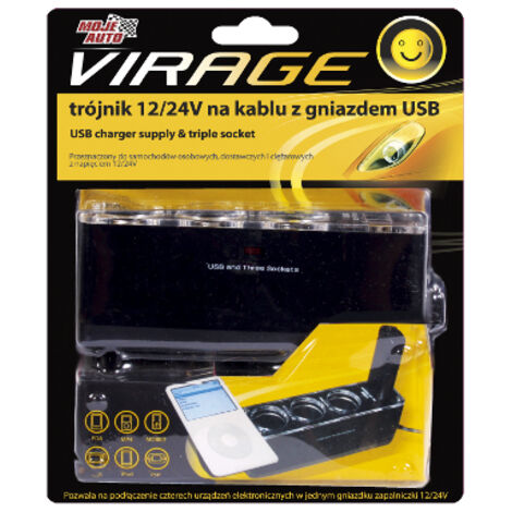 T-VERBINDER 12/24V AUF KABEL MIT USB-BUCHSE - BIS 93-019