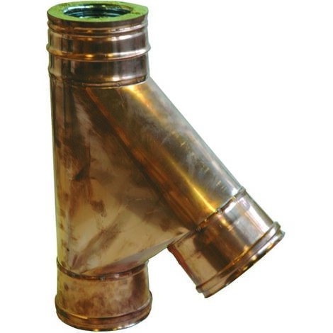T-Verschraubung 135° mf Edelstahl/Kupfer