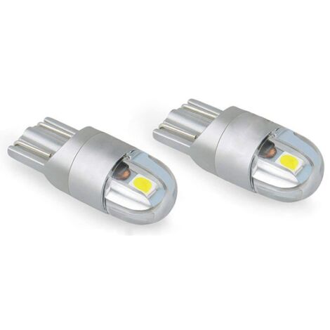 JUSCH T10 LED-Markierungsleuchte, Nachtlichter, 12 V, 6000 K, weiße LED-Blinker für Glühlampen, Umrissleuchten, Auto, Motorrad