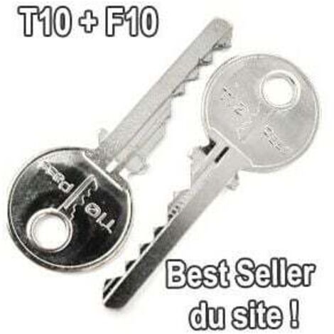 T10-PASS Chiave di accesso PTT T10 + F10 Lavorazione laser ad alta precisione - professionisti e privati