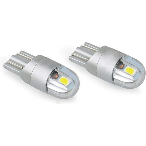 T10 W5w Led Feu de Position Veilleuses 12v 6000K Blanc 168 194 Led Clignotant Pour Ampoule Plaque Feux de Gabarit Voiture Moto