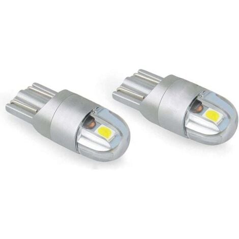 AUTRES T10 W5w Led Feu de Position Veilleuses 12v 6000K Blanc 168 194 Led Clignotant Pour Ampoule Plaque Feux de Gabarit Voiture Moto