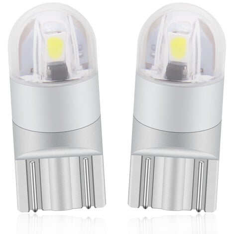 Generic 5 Pcs Lampe LED Source De Lumière Voiture T10 W5W 194 12V 5W à prix  pas cher