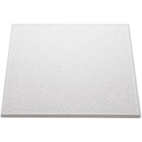 NMC T101 DECOFLAIR Dalle de plafond Polystyrène expansé 10 x 500 x 500 - 8 pièces