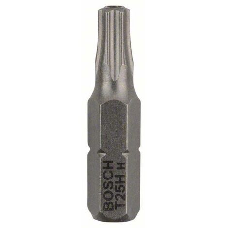 T25H Security Torx® extra harter Schraubendreher-Bit T25H 25  BOSCH 2608522012