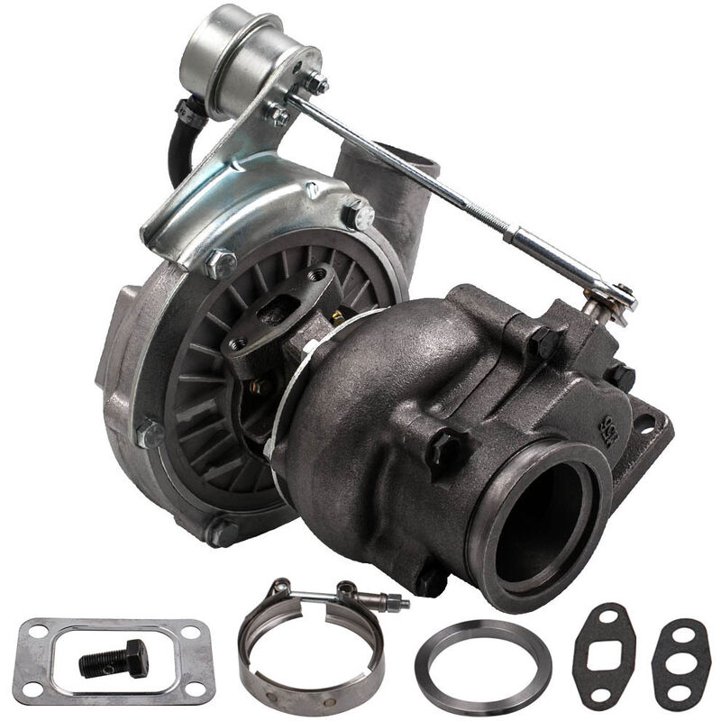 Maxpeedingrods - T3 T4 Internal Wastegate .63 a/r Turbocharger for 4 6 Cyl 1.5L- 2.5L engines