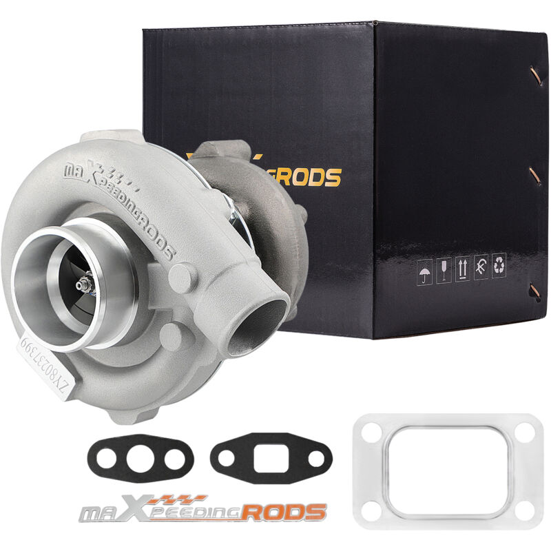 Maxpeedingrods - T3 T4 T04E Turbo .63 a/r .50 a/r Oil Cold T3 flange Universal Turbocompresseur