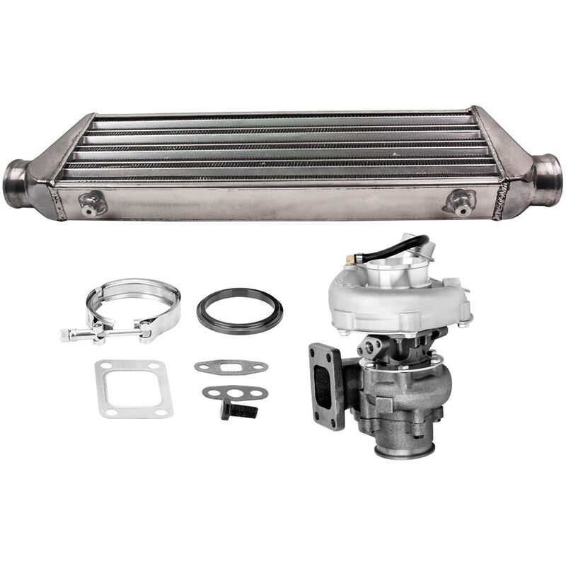 T3 Turbo Universal .63 A/R Inernal Wastegate Turbocompresseur + Intercooler