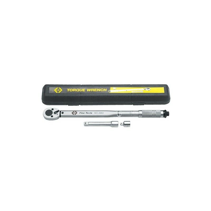 CK - T4463 Torque Wrench 1/2' Drive With Case And 3/8' Adapter