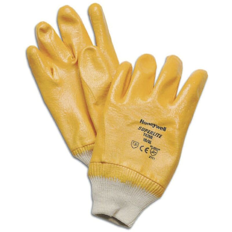 Honeywell North TR4700 Superlite Plus Fully Coated Yellow Gloves - Size L