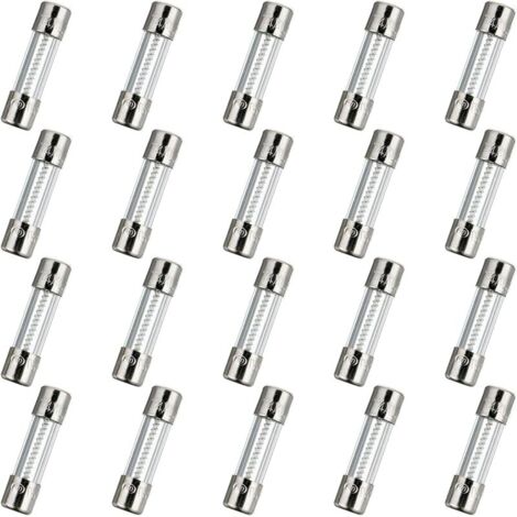 T4AL250V 20 pièces 5x20mm fusible en verre à fusion lente 4A 250V 0.2 x 0.78 pouces fusible à retardement