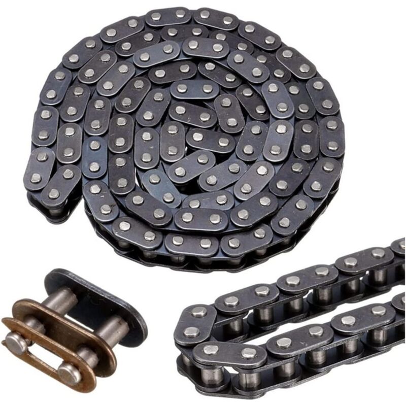 T8F Chaîne Ceinture avec Boucle Link Intérieur et extérieur 118 pour 43Cc 47Cc 49Cc Mini Dirt ATV Quad Mini Moto
