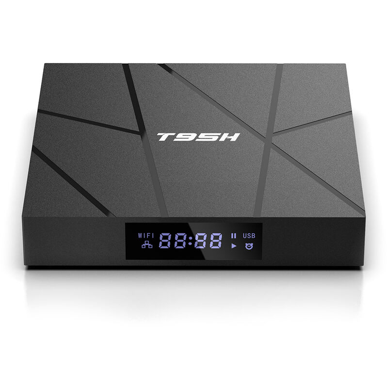 

T95H Android 10.0 Smart TV Box Allwinner H616 Quad-core 64 Bit 1 + 8GB 6K Reproductor multimedia Pantalla LCD