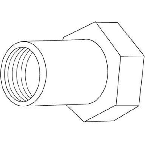 TA Anschlusskupplung IG, R 1 1/2" zu KTH, DA 516, DKH 512, K 512, 52759040