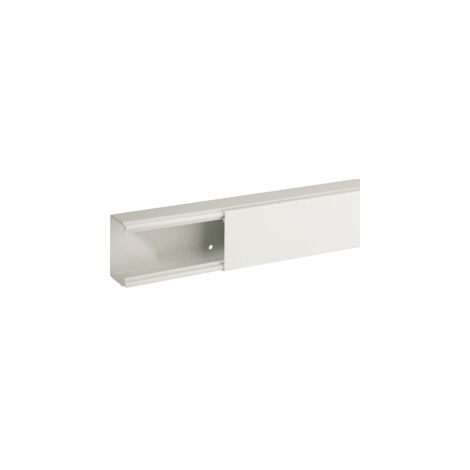 TA-EN 60x40 W Canale porta cavi a base piana, Bianco